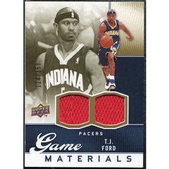 2009/10 Upper Deck Game Materials Gold #GJTF T.J. Ford /150