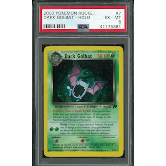 Pokemon Team Rocket Dark Golbat 7/82 PSA 6
