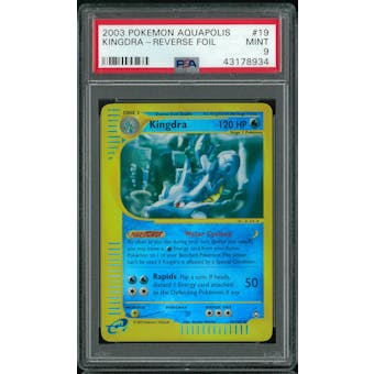Pokemon Aquapolis Reverse Foil Kingdra 19/147 PSA 9