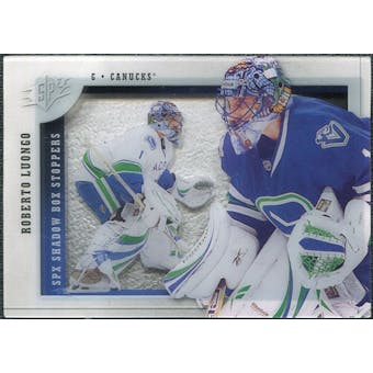 2009/10 Upper Deck SPx Shadowbox Stoppers #ST4 Roberto Luongo