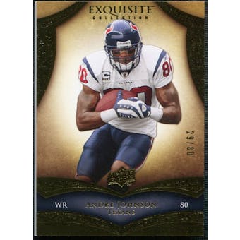 2009 Upper Deck Exquisite Collection #26 Andre Johnson /80