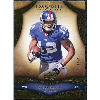 2009 Upper Deck Exquisite Collection #33 Steve Smith USC /80