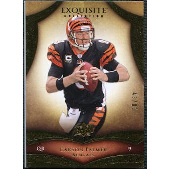 2009 Upper Deck Exquisite Collection #44 Carson Palmer /80