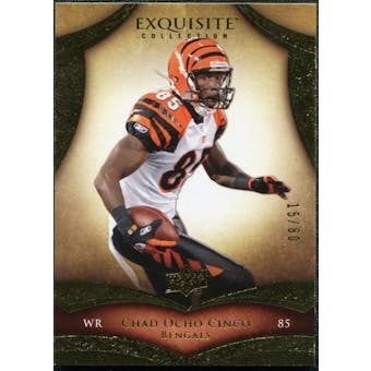 2009 Upper Deck Exquisite Collection #45 Chad Johnson /80