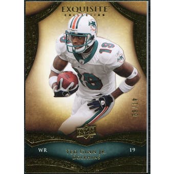2009 Upper Deck Exquisite Collection #61 Ted Ginn /80