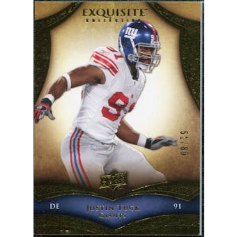 2009 Upper Deck Exquisite Collection #88 Justin Tuck /80