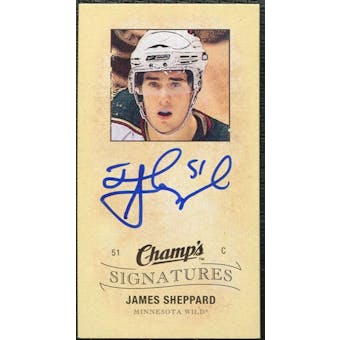 2009/10 Upper Deck Champ's Signatures #CSJS James Sheppard Autograph