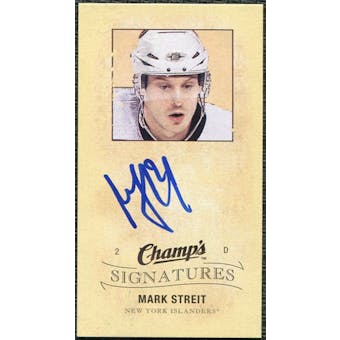 2009/10 Upper Deck Champ's Signatures #CSMA Mark Streit Autograph