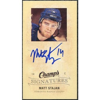 2009/10 Upper Deck Champ's Signatures #CSST Matt Stajan Autograph