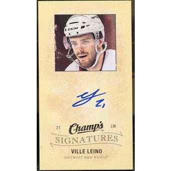 2009/10 Upper Deck Champ's Signatures #CSVL Ville Leino Autograph
