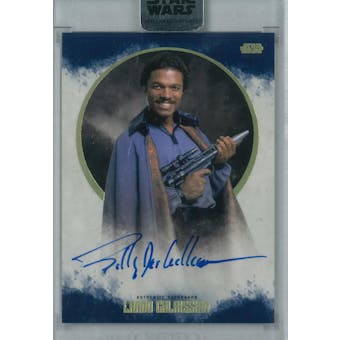 Billy Dee Williams 2017 Topps Star Wars Stellar Signatures Lando Calrissian Autograph #/25 (Reed Buy)