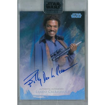 Billy Dee Williams 2018 Topps Star Wars Stellar Signatures Lando Calrissian Autograph #/40 (Reed Buy)