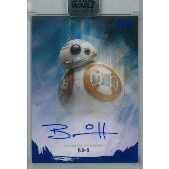 Brian Herring 2018 Topps Star Wars Stellar Signatures BB-8 Autograph #/25 (Reed Buy)