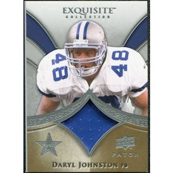 2009 Upper Deck Exquisite Collection Patch #PDJ Daryl Johnston 26/75