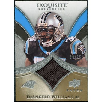 2009 Upper Deck Exquisite Collection Patch #PDW DeAngelo Williams /75