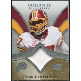 2009 Upper Deck Exquisite Collection Patch #PJC Jason Campbell /75