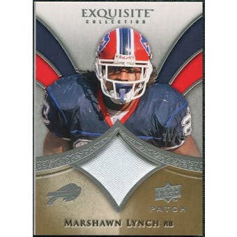 2009 Upper Deck Exquisite Collection Patch #PML Marshawn Lynch /75