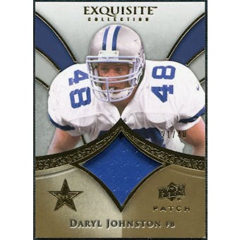 2009 Upper Deck Exquisite Collection Patch Gold #PDJ Daryl Johnston 21/40