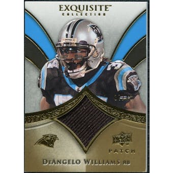 2009 Upper Deck Exquisite Collection Patch Gold #PDW DeAngelo Williams 37/40