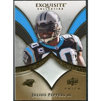 2009 Upper Deck Exquisite Collection Patch Gold #PJP Julius Peppers /40