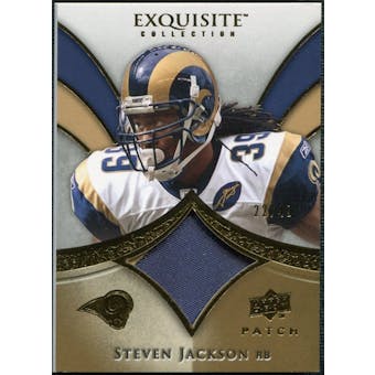 2009 Upper Deck Exquisite Collection Patch Gold #PSJ Steven Jackson 22/40
