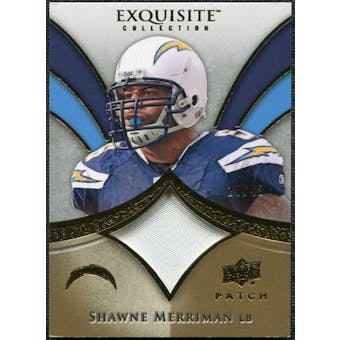 2009 Upper Deck Exquisite Collection Patch Gold #PSM Shawne Merriman /40