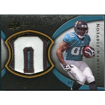 2009 Upper Deck Exquisite Collection Notable Nameplates #NMT Mike Thomas /15