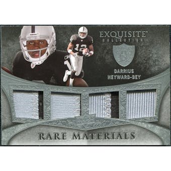 2009 Upper Deck Exquisite Collection Rare Materials #4DH Darrius Heyward-Bey /35