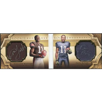 2009 Upper Deck Exquisite Collection Rookie Bookmark Patch Autographs #MB Deon Butler Mohamed Massaquoi /99