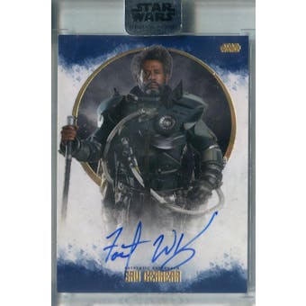 Forest Whitaker 2017 Topps Star Wars Stellar Signatures Saw Gerrera Autograph #/25 (Reed Buy)