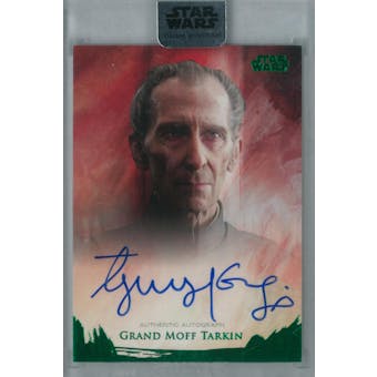 Guy Henry 2018 Topps Star Wars Stellar Signatures Grand Moff Tarkin Autograph #/20 (Reed Buy)