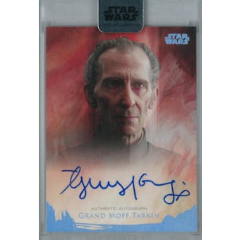 Guy Henry 2018 Topps Star Wars Stellar Signatures Grand Moff Tarkin Autograph #/40 (Reed Buy)