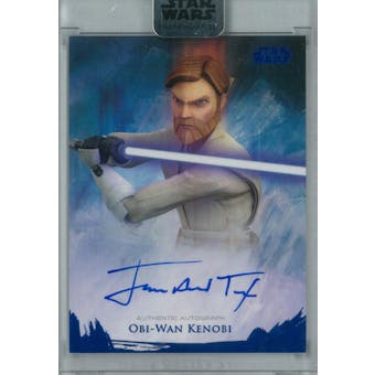 James Arnold Taylor 2018 Topps Star Wars Stellar Signatures Obi-Wan Kenobi Autograph #/25 (Reed Buy)
