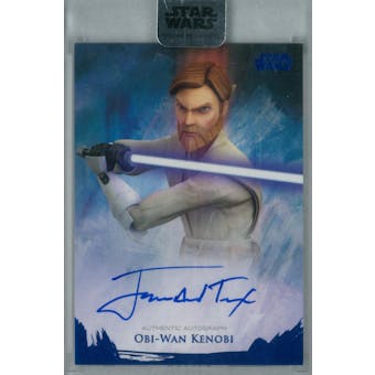 James Arnold Taylor 2018 Topps Star Wars Stellar Signatures Obi-Wan Kenobi Autograph #/25 (Reed Buy)