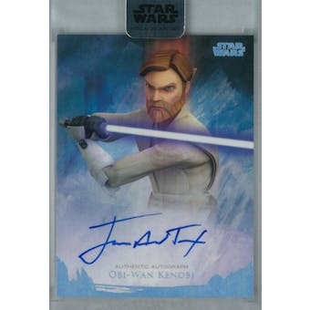 James Arnold Taylor 2018 Topps Star Wars Stellar Signatures Obi-Wan Kenobi Autograph #/40 (Reed Buy)