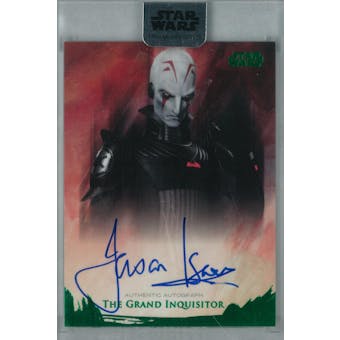 Jason Isaacs 2018 Topps Star Wars Stellar Signatures The Grand Inquisitor Autograph #/20 (Reed Buy)