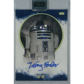Kenny Baker 2017 Topps Star Wars Stellar Signatures R2-D2 Autograph #/25 (Reed Buy)