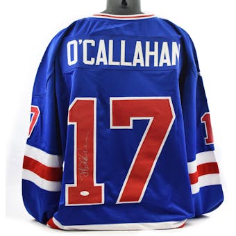 Jack O'Callahan Autographed USA Miracle on Ice Blue Jersey (JSA COA)