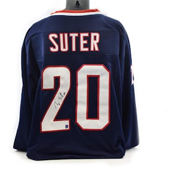Ryan Suter Autographed USA Blue Hockey Jersey (DACW COA)