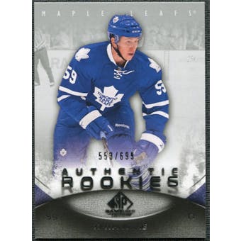 2010/11 Upper Deck SP Game Used #129 Keith Aulie /699