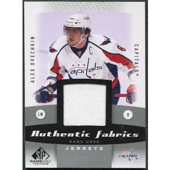 2010/11 Upper Deck SP Game Used Authentic Fabrics #AFAO Alexander Ovechkin