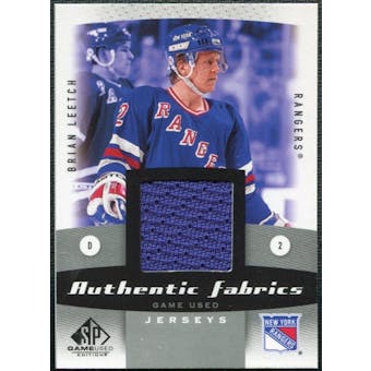 2010/11 Upper Deck SP Game Used Authentic Fabrics #AFBL Brian Leetch