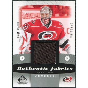 2010/11 Upper Deck SP Game Used Authentic Fabrics #AFCW Cam Ward