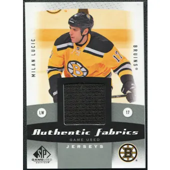 2010/11 Upper Deck SP Game Used Authentic Fabrics #AFML Milan Lucic