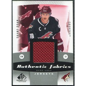 2010/11 Upper Deck SP Game Used Authentic Fabrics #AFSD Shane Doan