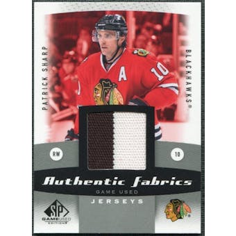 2010/11 Upper Deck SP Game Used Authentic Fabrics #AFSH Patrick Sharp