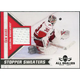 2010/11 Panini All Goalies Stopper Sweaters #10 Cam Ward