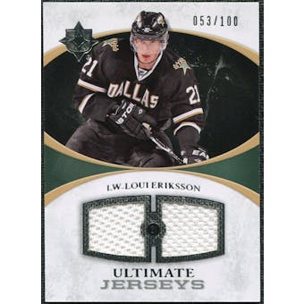2010/11 Upper Deck Ultimate Collection Ultimate Jerseys #UJLE Loui Eriksson /100