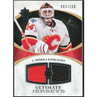 2010/11 Upper Deck Ultimate Collection Ultimate Jerseys #UJMK Miikka Kiprusoff /100