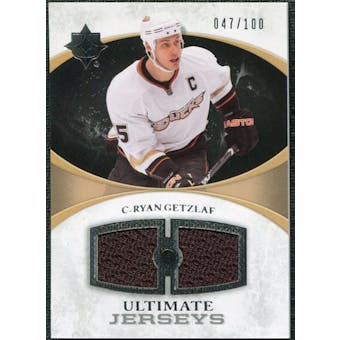 2010/11 Upper Deck Ultimate Collection Ultimate Jerseys #UJRG Ryan Getzlaf /100